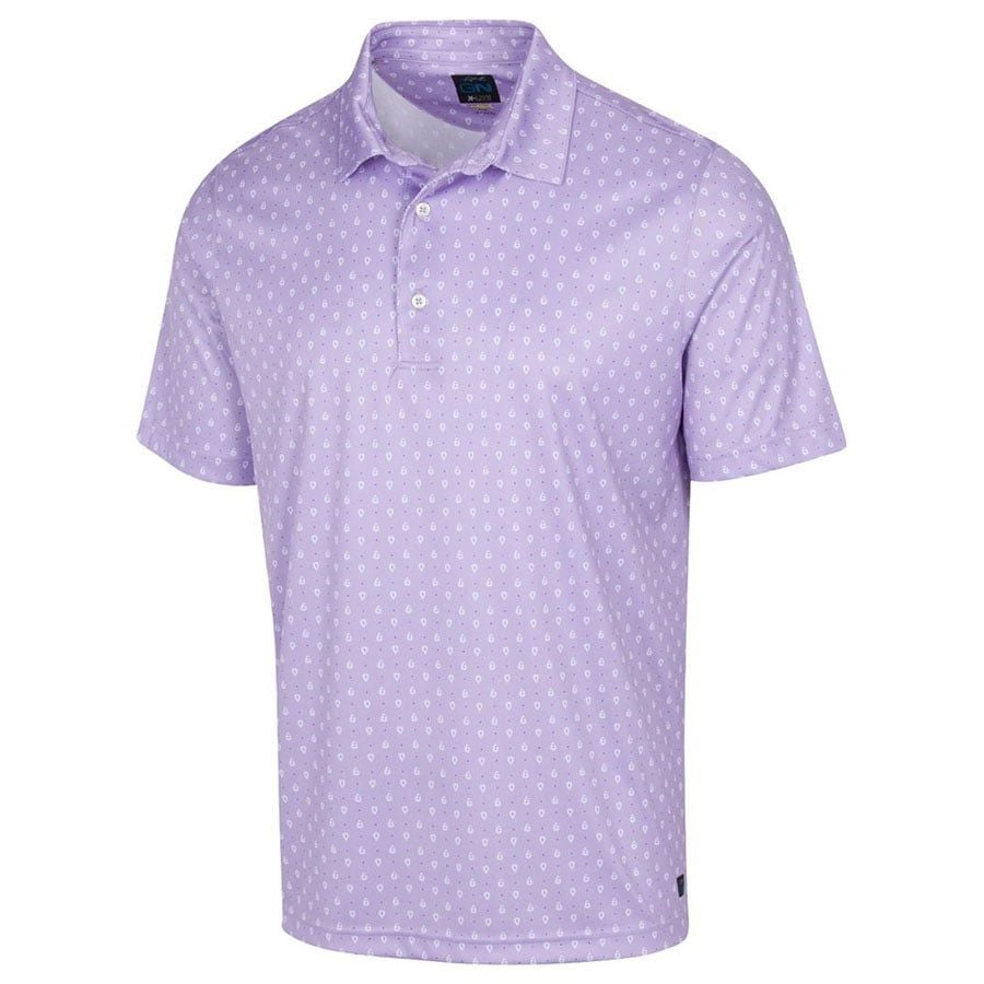 Áo golf tay ngắn nam POLO - LILAC BREEZE G7S23K582_LIBR | Greg Norman