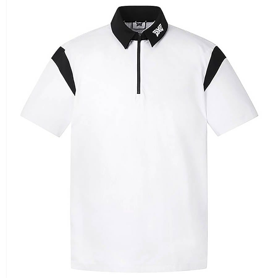 Áo golf tay ngắn nam PERFORATED COLLAR PHMPM223601 | PXG