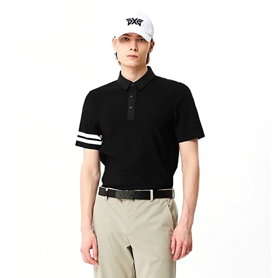Áo golf tay ngắn nam SM KNIT HYBRID COLLAR PIMPM221821 | PXG