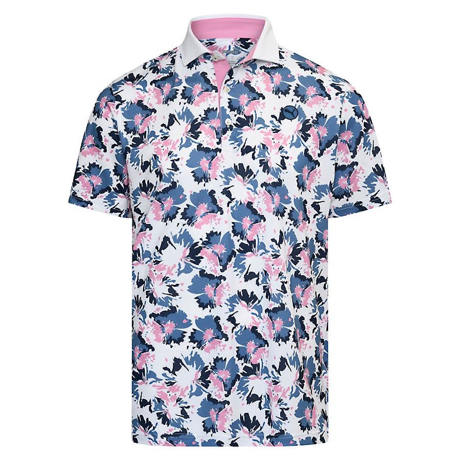 Áo golf tay ngắn nam PIQUE BORREGO 62840401 | PUMA