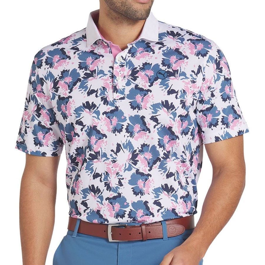 Áo golf tay ngắn nam PIQUE BORREGO 62840401 | PUMA