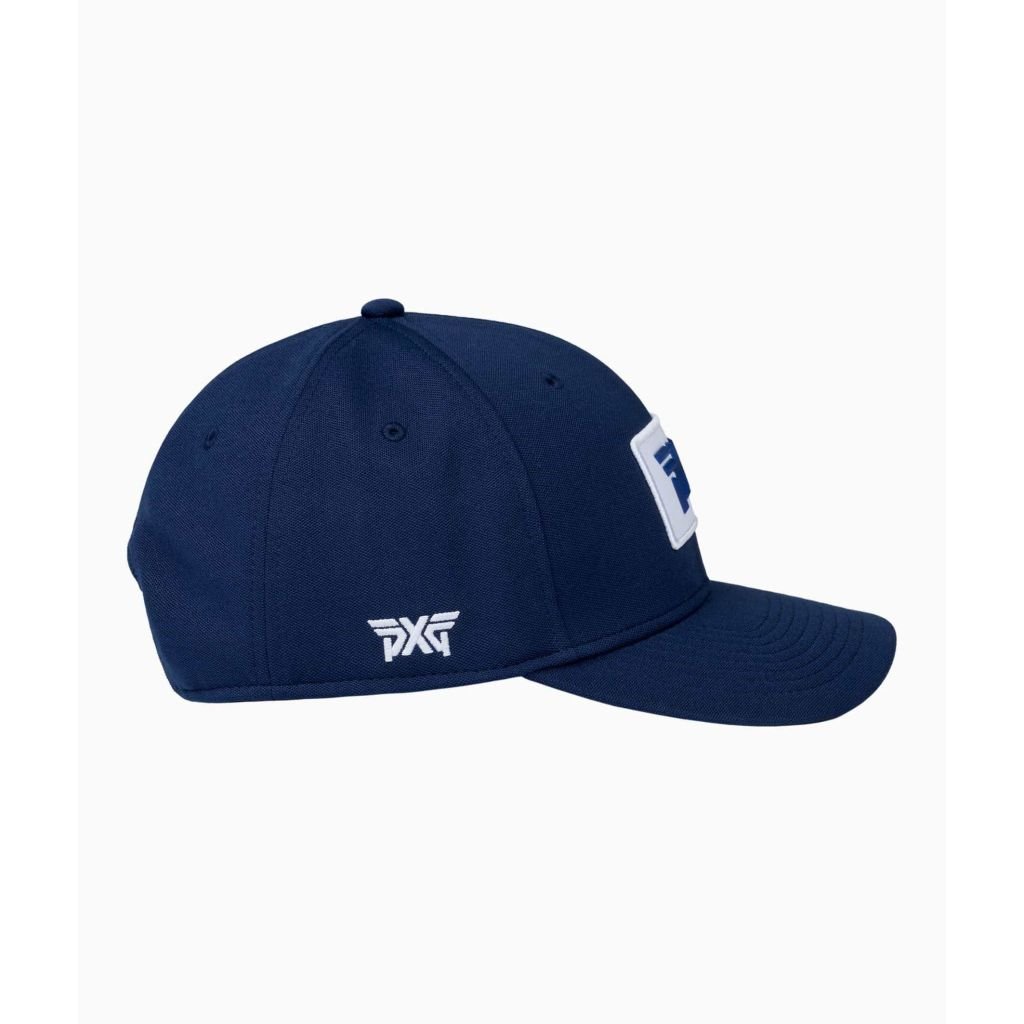 Nón kết Dog Tag 6-Panel Snapback Cap - Blue/White | PXG