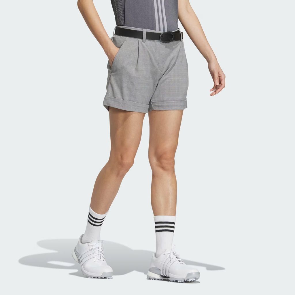 Quần shorts golf nữ  5In Check Short White/Black IN6587 | ADIDAS