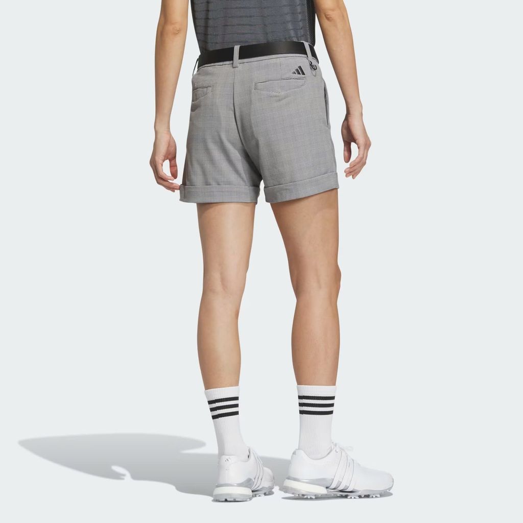 Quần shorts golf nữ  5In Check Short White/Black IN6587 | ADIDAS