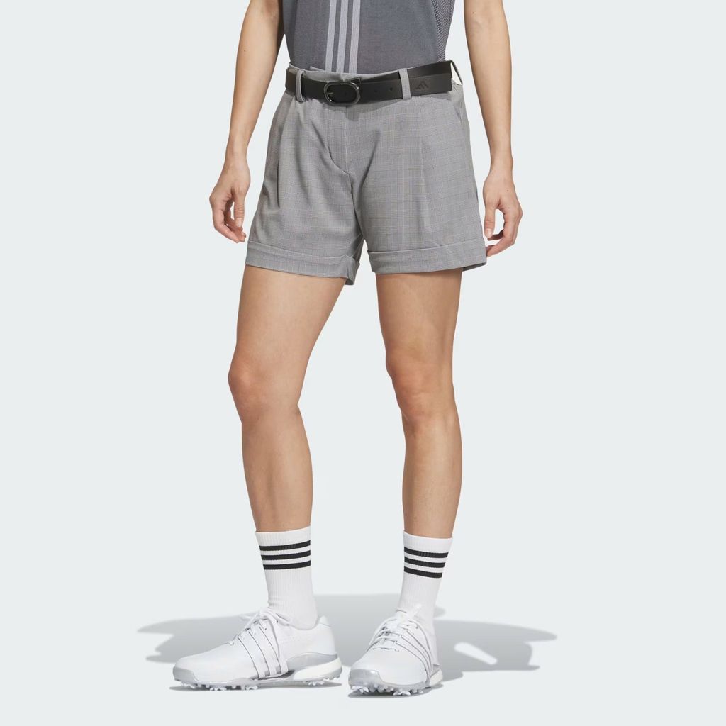 Quần shorts golf nữ  5In Check Short White/Black IN6587 | ADIDAS