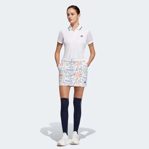 Váy golf nữ W ESS AOP SKIRT WHITE HS6988 | ADIDAS