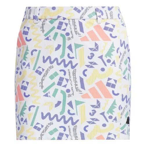 Váy golf nữ W ESS AOP SKIRT WHITE HS6988 | ADIDAS