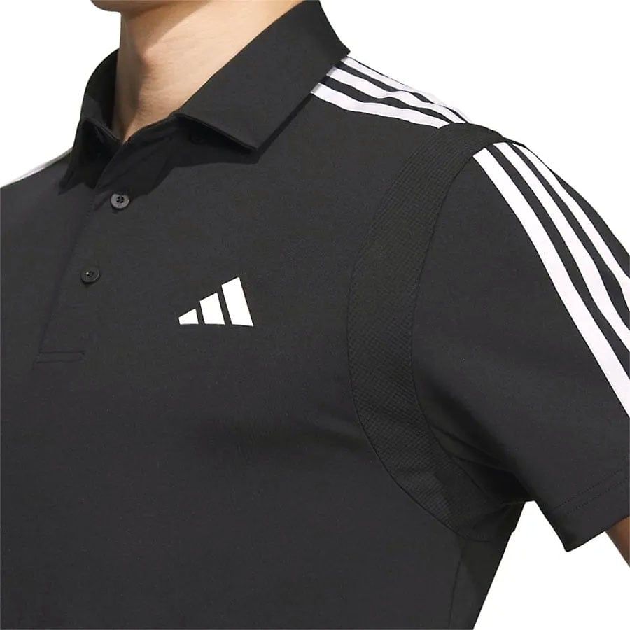 Áo golf nam tay ngắn HEAT.RDY 3-STRIPES HY0932 | Adidas