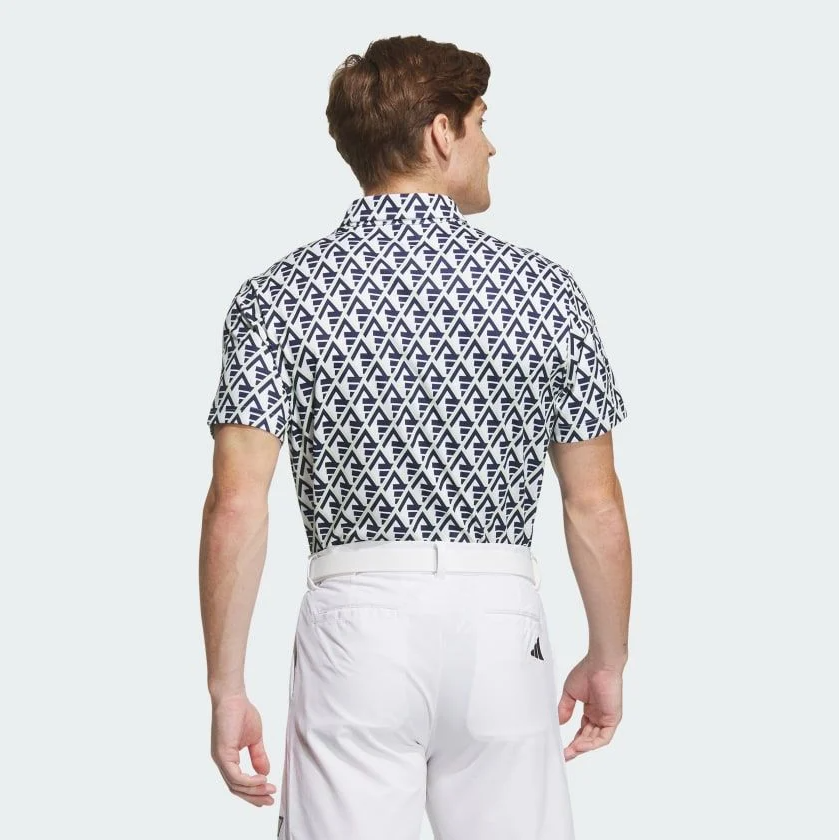 Áo golf nam tay ngắn Ess Aop IN9039 | Adidas