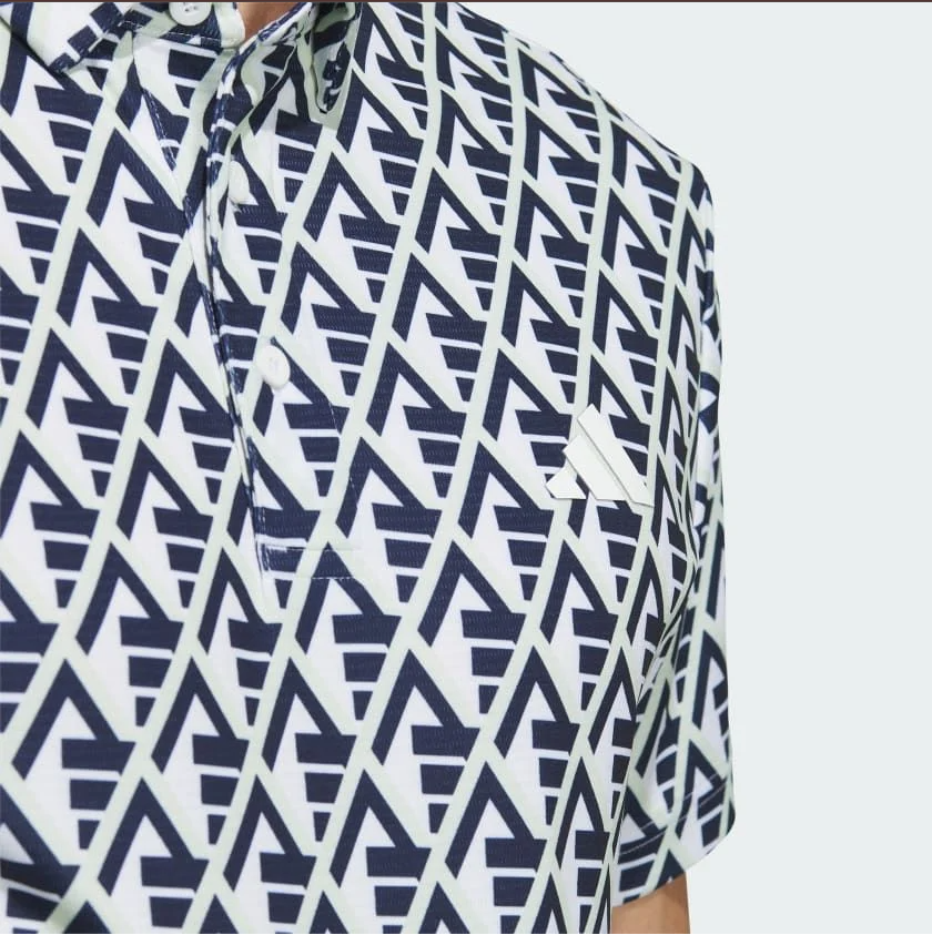 Áo golf nam tay ngắn Ess Aop IN9039 | Adidas